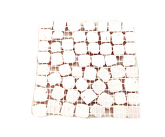 Glasmosaik Polygonal Soft Glas Rot Bologna 1 x Quadrat glatt glänzend Mosaik