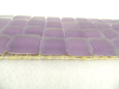 BORDÜRE Glasmosaik Lila Flieder matt Borde 1 x Streifen 92 Steine unregelmäßig