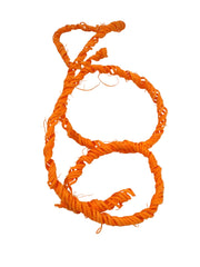 BAND ORANGE KORDEL Natur Kringel 5 Packungen a 4 Stück Basteln Deko