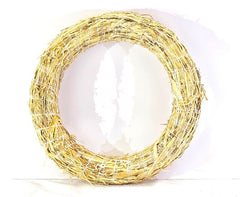 Casa-Poador STROHKRANZ- Ø30cm Strohring 1 Stück Strohrömer Rohling Kranz Stroh