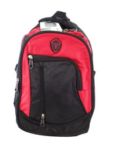 TAPPLE RUCKSACK Rot Schwarz Laptopfach Schulrucksack Freizeit Schule