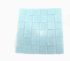 Mosaiksteine 650 g hellblau 20 x 20 x 4 mm 220 Steine Basteln Mosaik