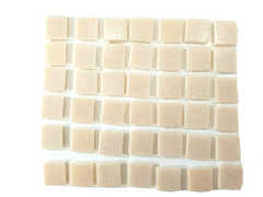 Mosaiksteine 500 g Mix 4 Farben Weiß Beige Lachs Lila 168 Steine Basteln