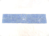 BORDÜRE Glasmosaik Hellblau Klarglas unregelmäßig 18 x 50 x 50mm 288 Steine 5 mm