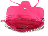 UMHÄNGETASCHE SPOOKY GIRL ROSA Umhängetasche mit Leopardenmuster Schultertasche