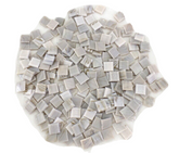 Glasmosaiksteine Grau 650 g marmoriert glatt 220 St Basteln Mosaik 20 x 20 cm