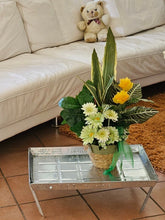 Tablett Tisch Serviertisch Beistelltisch verzinkter Stahl Sofatisch Outdoor Deko