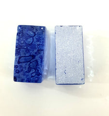 Mosaiksteine Waterdrops Blau Bubble Dream 500 g glatt Rechteck Mosaik