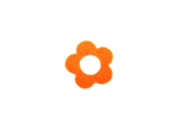 FILZBLÜTEN 120 STÜCK Beutel 3 Farben gelb, Orange, grün Basteln Streudeko DIY