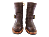 WESTERNSTIEFELETTE ARBEITS COWBOYBOOT Cowboyboot 36 UK 3 USA 5 Braun Schnalle Leder Mexico