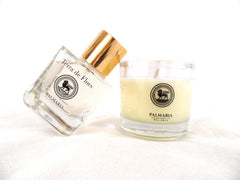 Palmaria Mallorca TERRA DE FLORS EDP 50 ML + Duftkerze Flor de Naranjo 130 g