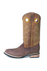 Westernstiefel Cowboyboot 41 Braun Roper Cafe Claro Application Pottawatomie
