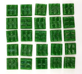 Glasmosaiksteine 650 g Myrte Grün 20 x 20 x 4 mm Basteln Mosaik Fliesen