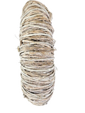TÜRKRANZ WEIß Kranz Wand trocken Weiß gekalkt 30 cm Rebenkranz Natur Shabby Dekoration