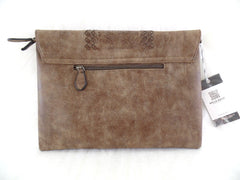 Tasche Damen Bella Belly Kaki Schultertasche Damenhandtasche Kroko