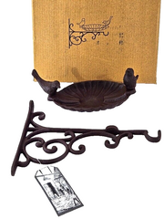 Vogeltränke Haken Futterschale Guss Vogelbad Gartendeko Vogelbad Geschenk