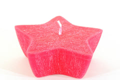 Stern Kerze Rot durchgefärbt Romanik Weihnachten