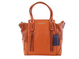 HANDTASCHE TRUSSARDI JEANS - 75B301 Braun Tasche Damentasche Schultertasche
