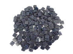 Mosaiksteine 650 g dunkelgrau 20 x 20 x 4 mm 220 Steine Glas Basteln Mosaik DIY