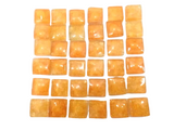 CASA - POADOR MOSAIKSTEINE 650 g Waterdrops Orange glatt Basteln DIY Tüte
