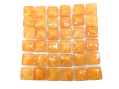 Mosaiksteine Waterdrops Orange 650 g 25 x 25 mm 49 Steine glatt Basteln DIY