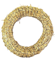 Casa-Poador Strohkranz- Ø70cm Strohringe Strohrömer Rohling Kranz Natur Deko