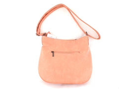 Schultertasche Rose Damen Flügel Motiv silberfarbene Steine