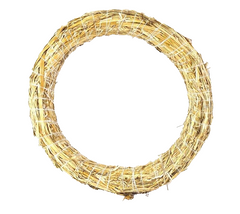 Casa-Poador STROHKRÄNZE- Ø25 Strohring 1 Stück Strohrömer Rohling Kranz Ring