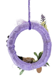 CASA - POADOR TÜRKRANZ Kranz künstlich trocken Lila 20cm Deko Geschenk