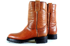 Stiefel EU 38,5 Braun Arbeitsschuh Western Rudel Herren