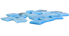 Mosaiksteine 500 g hellblau marmoriert 20 x 20 x 4 mm 100 Steine in Tüte Basteln