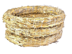 Casa-Poador STROHKRÄNZE- Ø25 Strohringe 3 Stück Strohrömer Rohling Kranz Advent