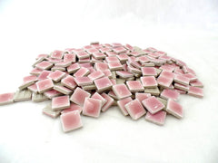 Mosaiksteine 2 kg Rosa medium Feinsteinzeug Akelei 255 Steine Basteln Mosaik