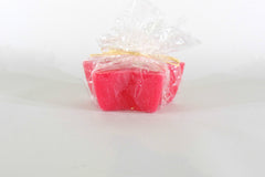 Stern Kerze Rot durchgefärbt Romanik Weihnachten