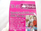 Hausschuhe Mit ABS Sohle 28 - 31 Antonio Pantoffeln mit Bommel Farb Varianten