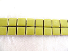 Casa-Poador Mosaiksteine Bordüre Lime Gelb / Grün Borde 30 cm Lang 48 Steine