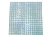 Glasmosaik Fliesen Grau glänzend Matte 30 x 30 cm 324 Steinchen