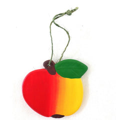 Äpfel Keramik Ton Box 24 Stück 6,5 D. Aufhängung Dekoration