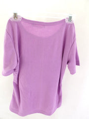 Mädchen T-Shirt Lila Größe 8 Kinder kurzarm Shirt Schmetterling