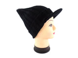 MÜTZE STRICK SCHIRMMÜTZE Schwarz 100% Acrylic Umschlag Highlight Company