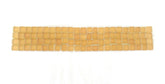 BORDÜRE Glasmosaik Beige matt Borde 1 x Streifen 92 Steine unregelmäßig