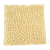 Glasmosaik Fliese Creme glänzend Matte Glas Mosaik Basteln Dekoration DIY