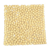 CASA - POADOR GLASMOSAIK Fliese Creme glänzend Matte Glas Mosaik Basteln Dekoration DIY