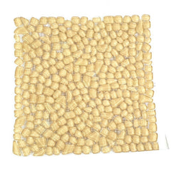 Glasmosaik Fliese Creme glänzend Matte Glas Mosaik Basteln Dekoration DIY