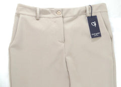 Hose Chic & Mit Beige Größe XL Bundfaltenhose Buisnesshose Italy