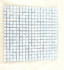 Ressalossa Glasmosaik Fliesen Meeresblau glänzend Matte 324 Steine