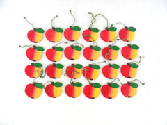 Äpfel Keramik Ton Box 24 Stück 6,5 D. Aufhängung Dekoration