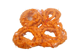 BAND ORANGE KORDEL Natur Kringel 5 Packungen a 4 Stück Basteln Deko