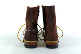 Westernstiefelette Arbeits Cowboyboot 37 Braun Schnürer Mexico
