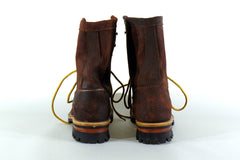 Westernstiefelette Arbeits Cowboyboot 37 Braun Schnürer Mexico